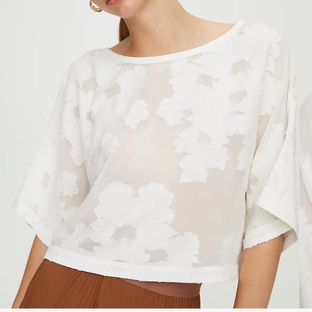 Aritzia White Blouse